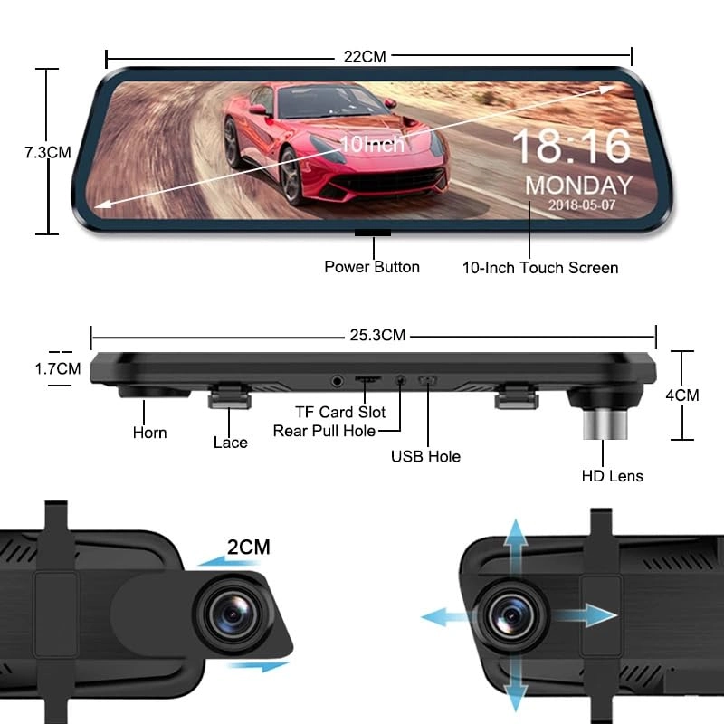 Mirror Dash Cam - 4K