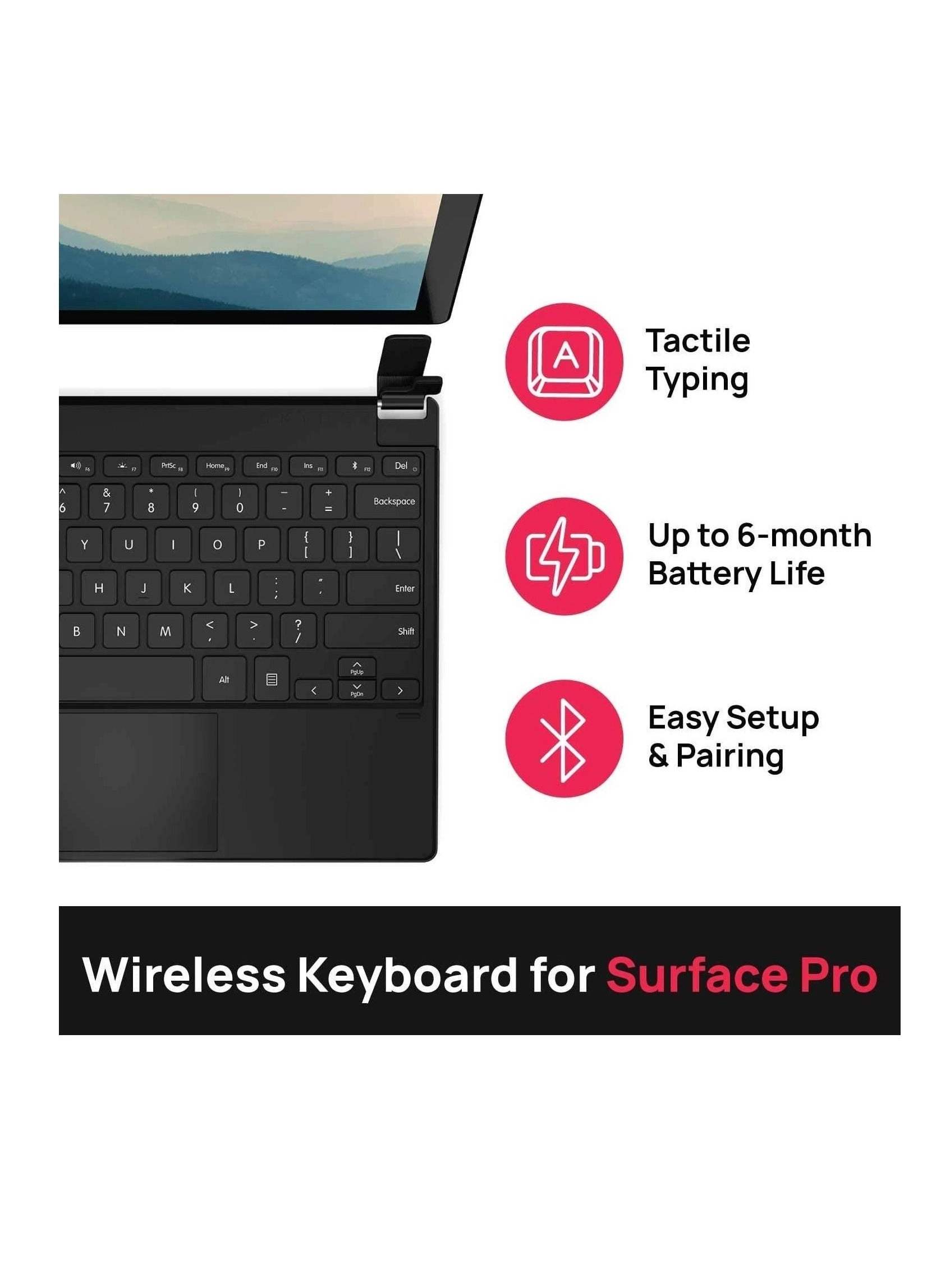 MS Surface 12.3 Pro - EN/AR Wireless
