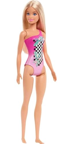 Barbie Beach Doll - Pink Bathing Suit Ages 3+
