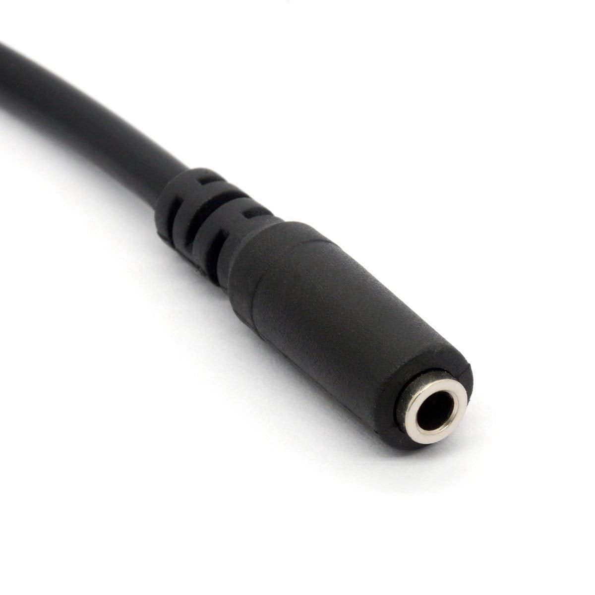 Micro USB to 3.5mm Male to Female Auxiliary Cable - 30cm