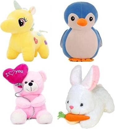 future shop Elephant - 32 cm Plush + Panda + Rabbit + Turtle
