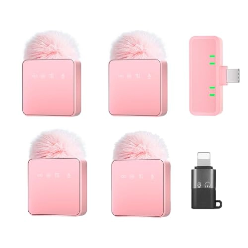 Wireless Lavalier Microphone System - 4-in-1 UHF