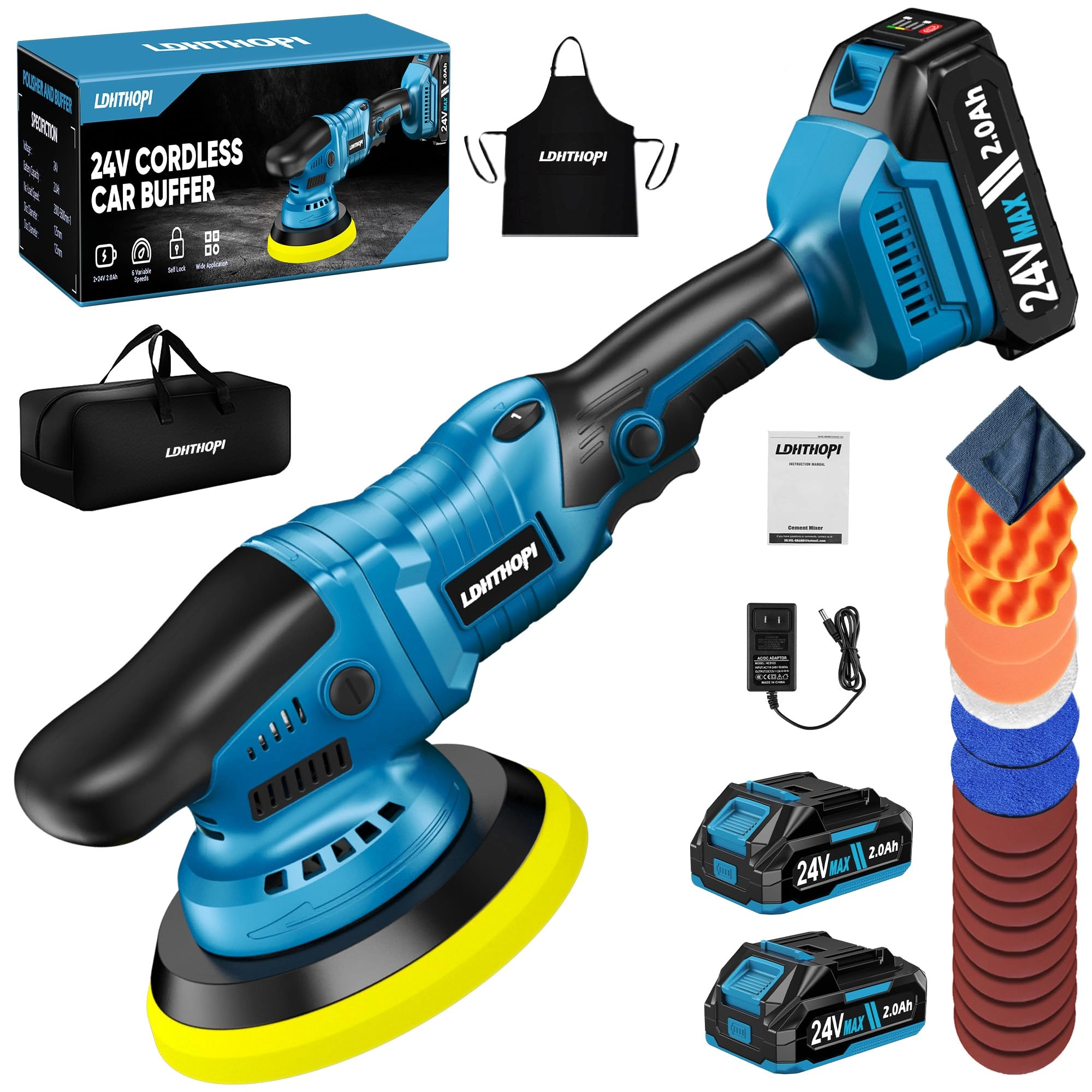 ldhthopi Cordless Polisher - 1600W