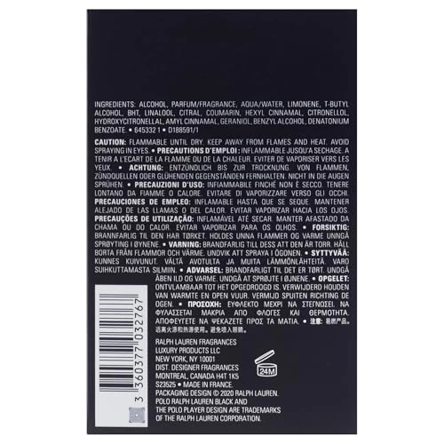 Polo Black Eau de Toilette 125ml