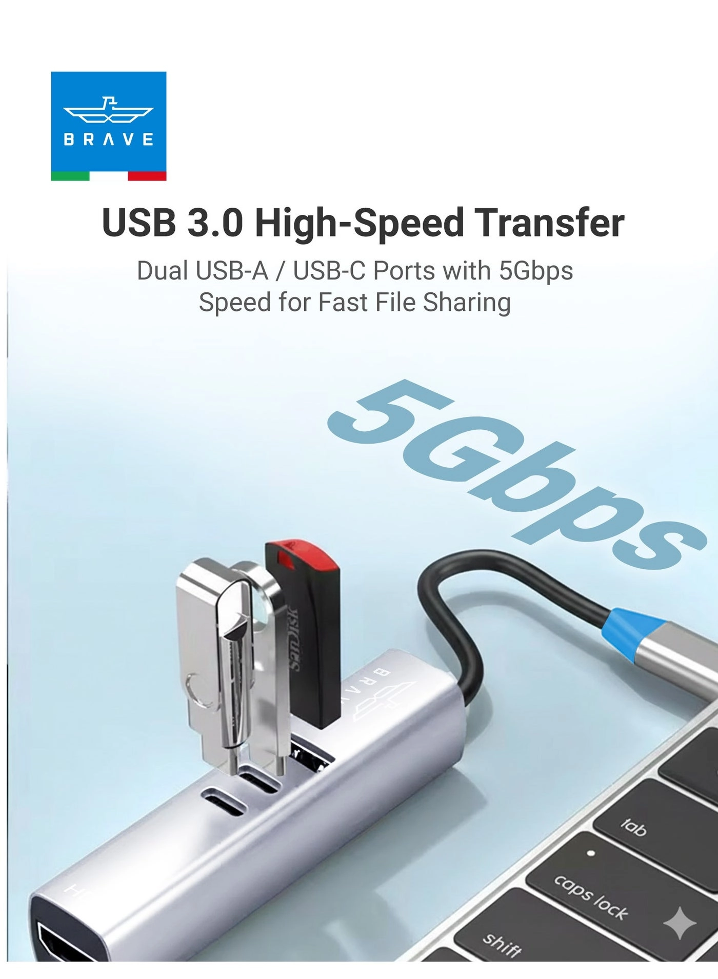 Link Series - 7-in-1 4K HDMI 100W PD