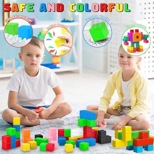 Magnetic Building Blocks - 64 pcs