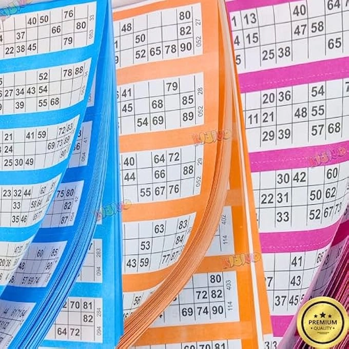 Tambola Or Housie - 600 Tickets Multicolor Set