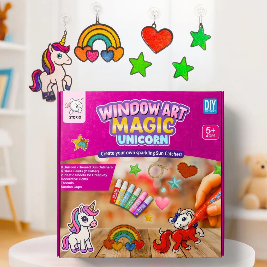 Storio, Storio Unicorn Window Art - 1 Piece