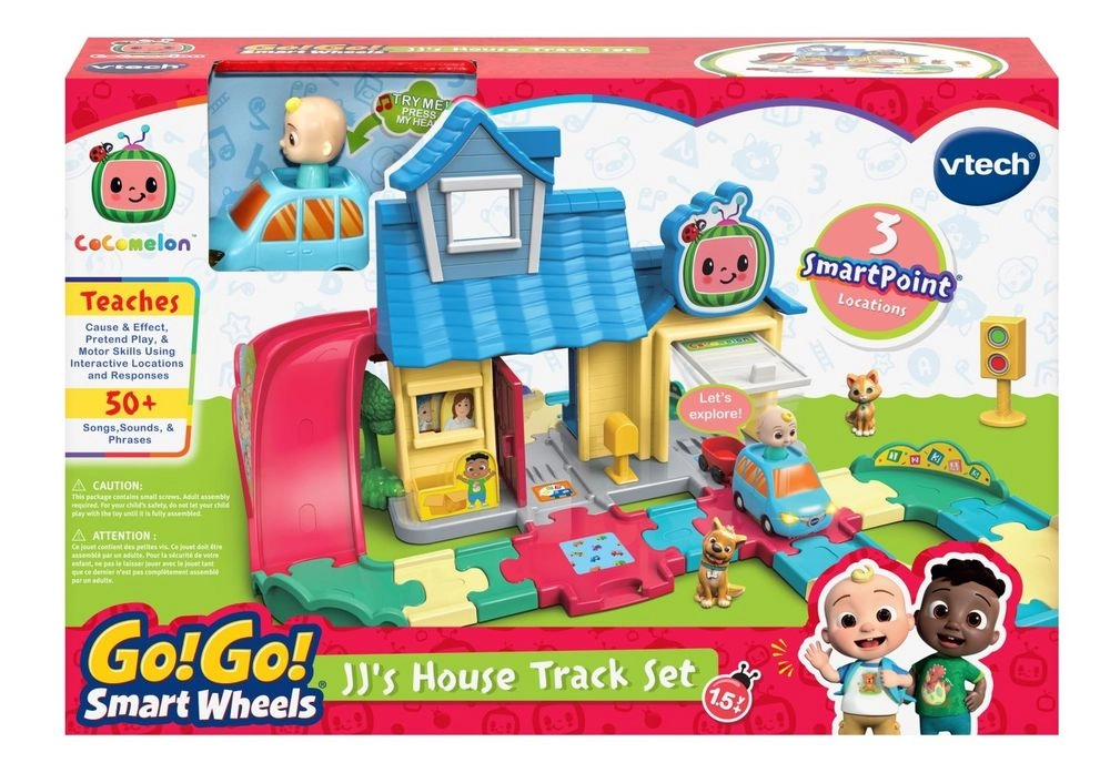 Cocomelon Go! Go! Smart Wheels JJ’s House Track Set