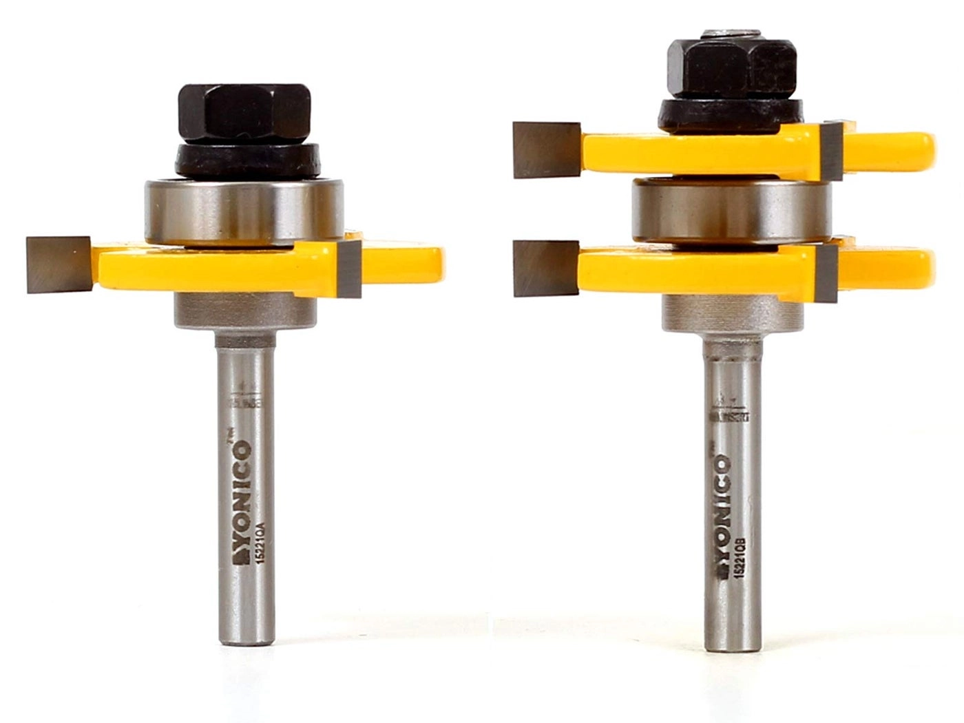 Tongue and Groove Router Bits Set - 3/4-Inch 1/4-Inch 2 Bit