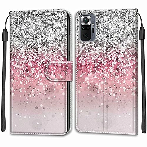 Wallet Case for Xiaomi Redmi Note 10 Pro - Faux Leather, Thermoplastic Polyurethane