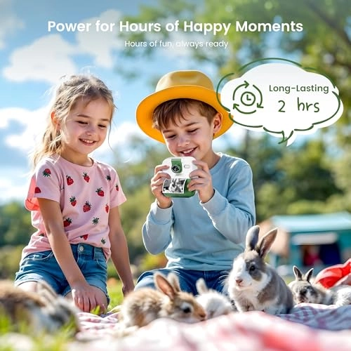 Kids Camera Instant Print - 1080P 16X Zoom
