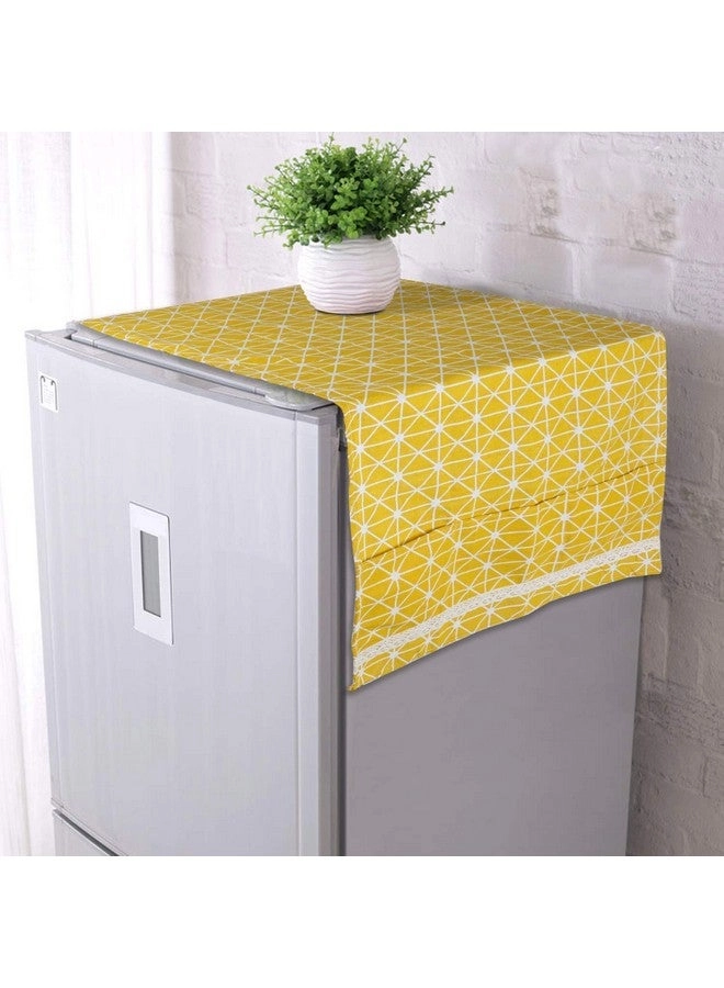 Fridge Cover Top - 130 x 55 cm Yellow