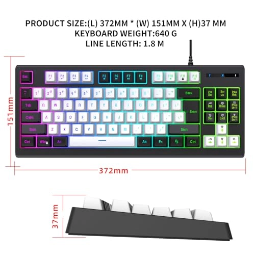 RGB Backlit Gaming Keyboard - Wired