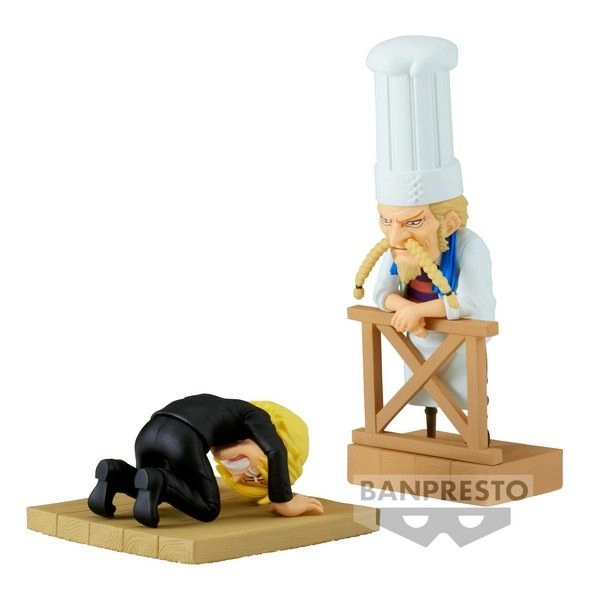 Sanji + Zeff - One Piece World Collectable Figure Log Stories 2