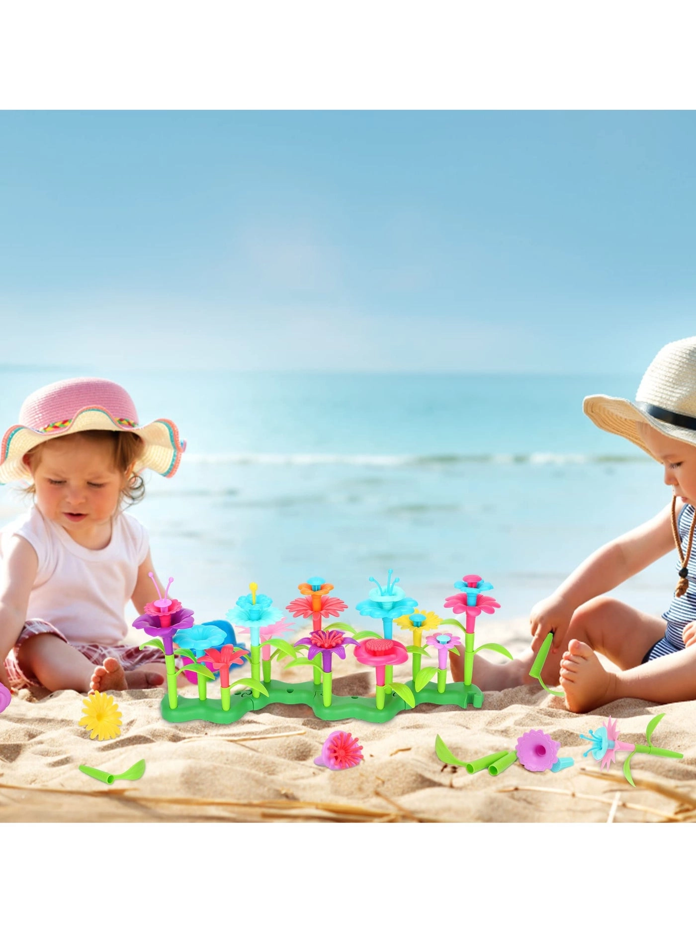 Flower Garden Building Set - STEM Gardening Pretend Play