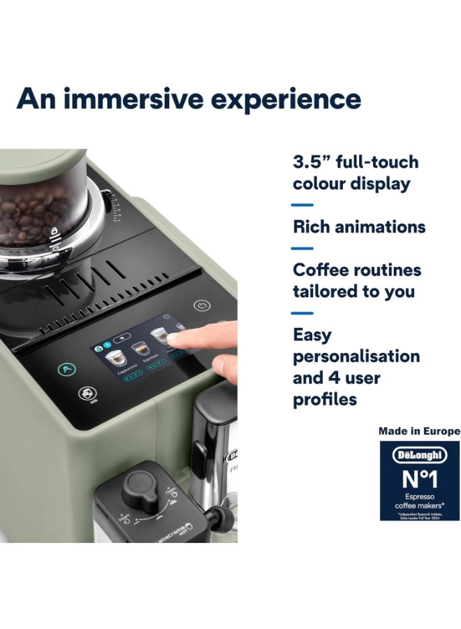 EXAM441.55.GR - LatteCrema Hot Automatic Milk Frother Grinder