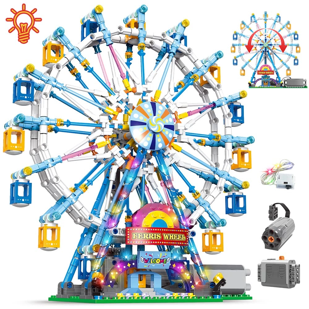 MZA STORES Rotating Ferris Wheel - 879pcs