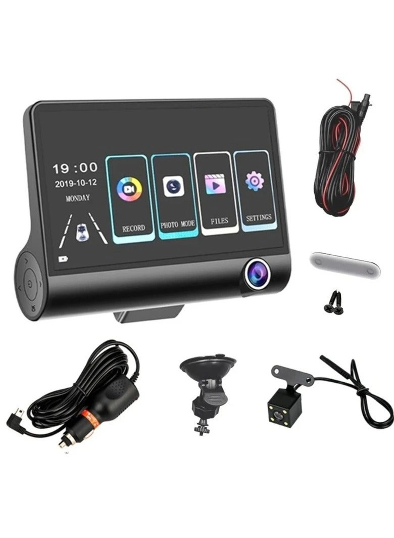 Car DVR 3 Cameras - 1080P