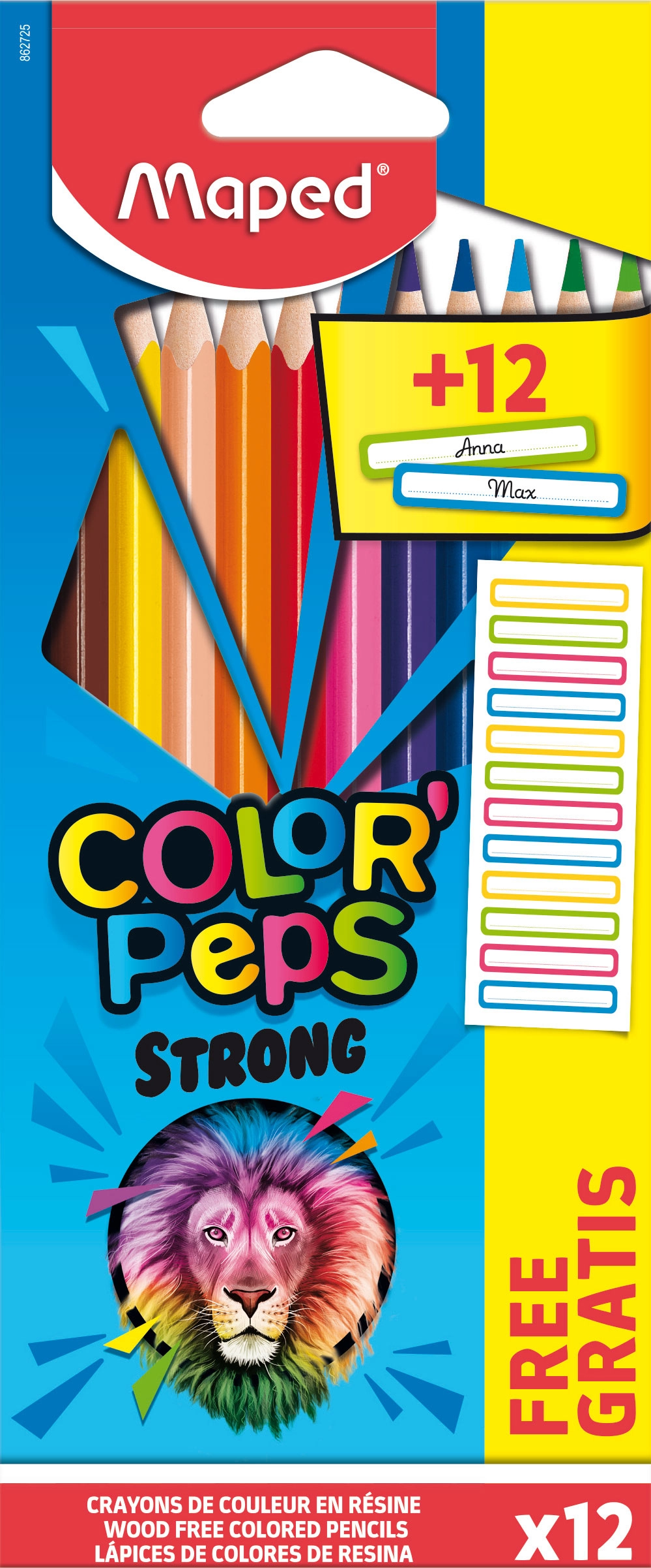 Color'Peps - 12 PCS
