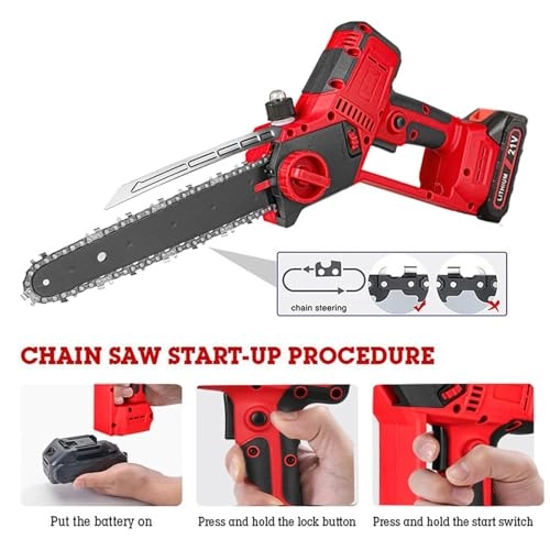 Mini handheld chain saw - 6 Inch 21V
