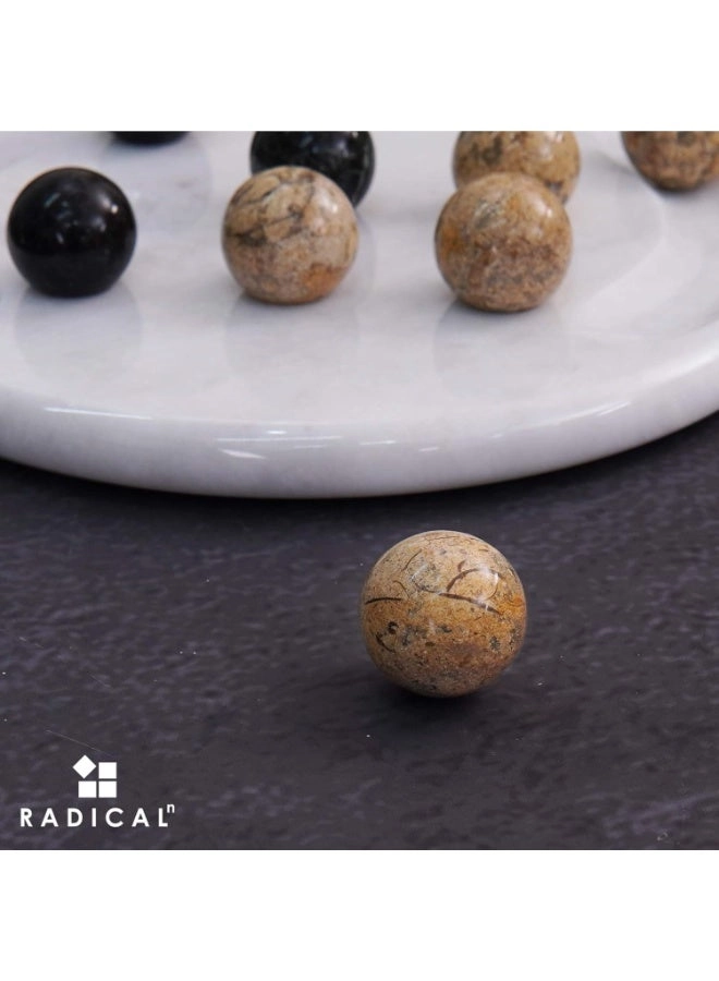 tic_tac_toe - Marble Handmade Red and Coral