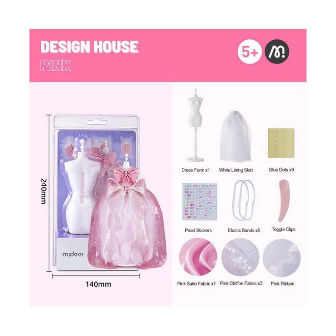 Design House Mini DIY Fashion Kit - 3+ years 23 pcs