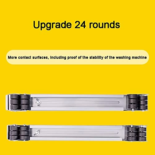 Washing Machine Base - Silver Adjustable 45-70cm