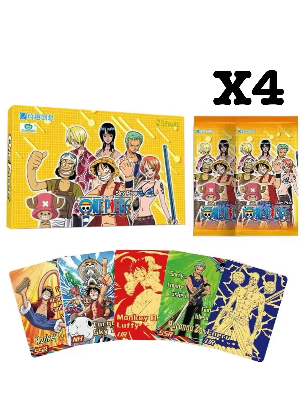 ANIME COLLECTION CARDS - 6 Packs 5 Cards