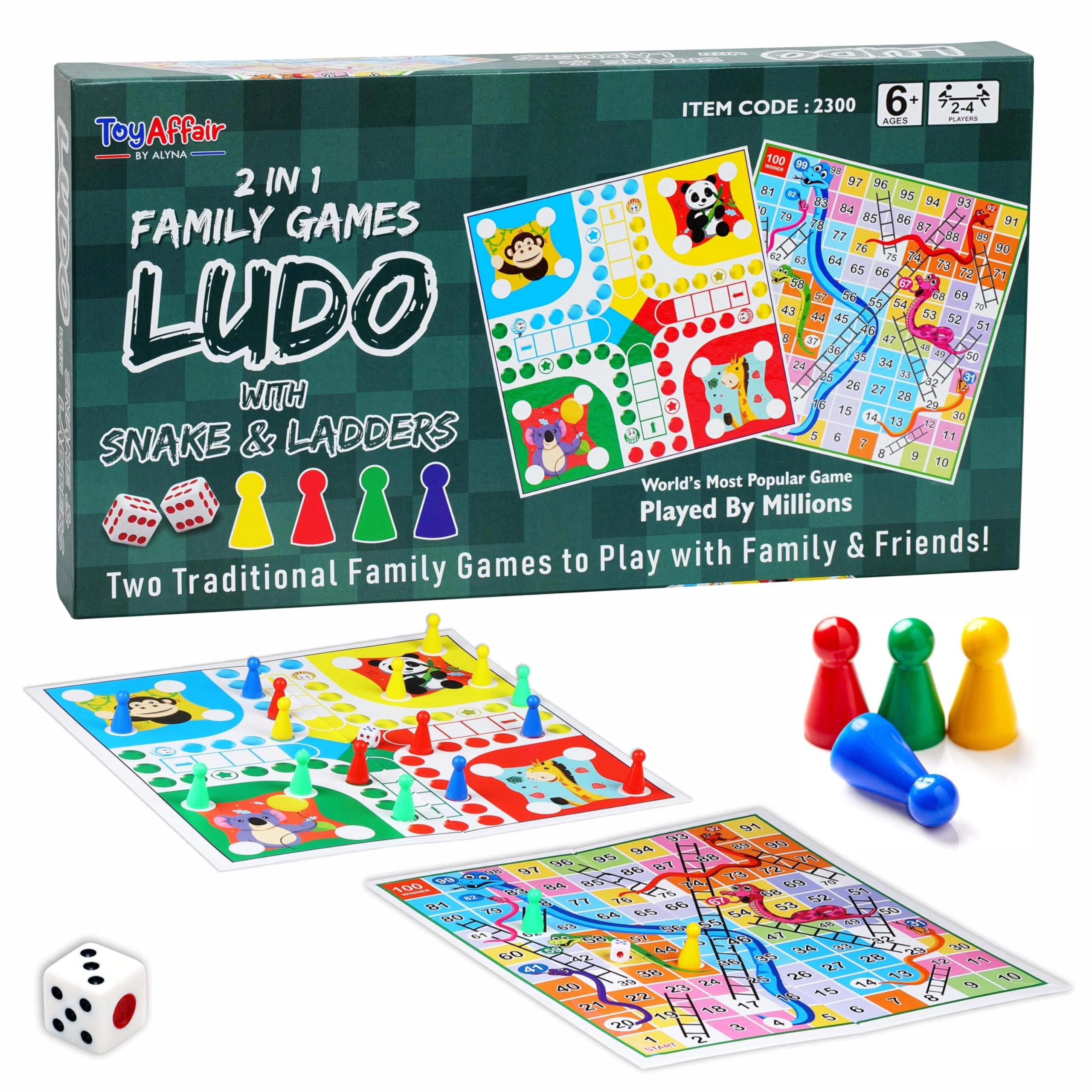 Ludo and Snake & Ladders Magnetic