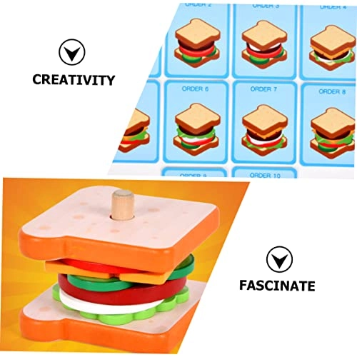 Wood Stacking Food - 2 pieces Kit