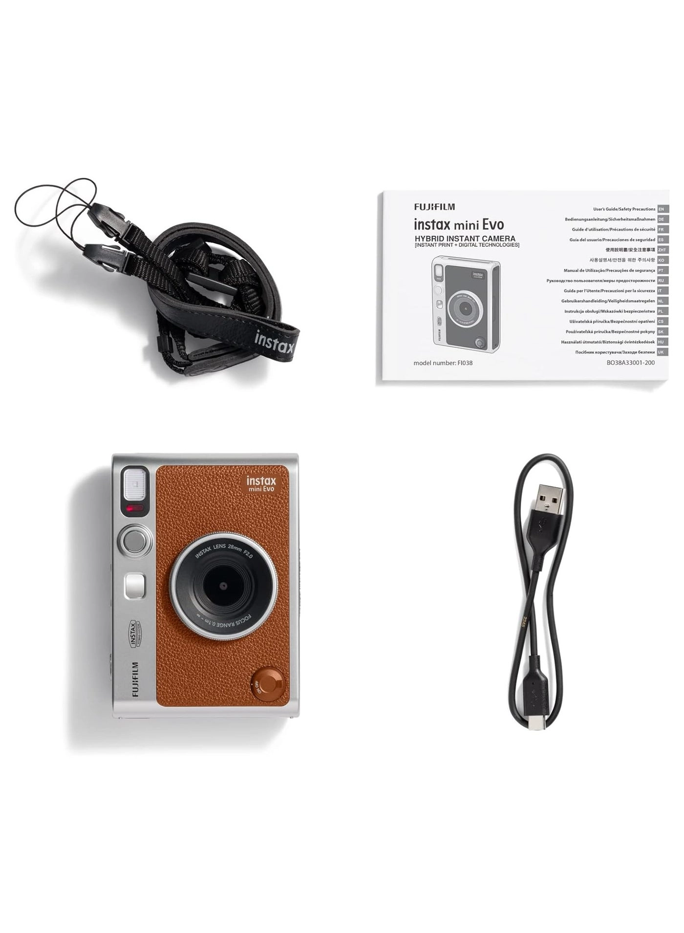 Mini EVO - Hybrid Instant Camera USB-C Black