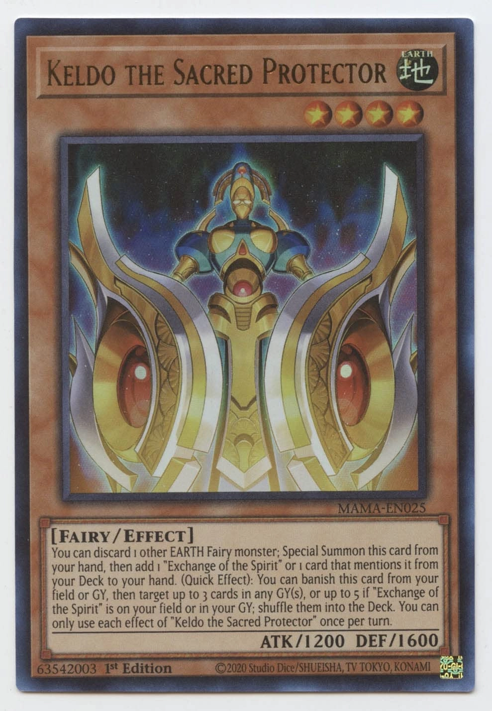 Yu-Gi-Oh! Anime Keldo The Sacred Protector MAMA-EN025