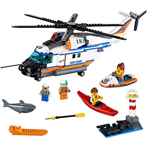City Coast Guard Heavy-Duty Rescue Helicopter (60166)
