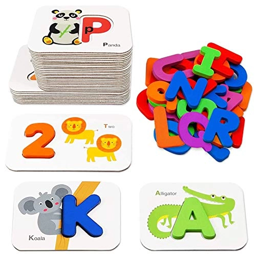MZA STORES Number and Alphabet Flash Cards - 3-5 Years