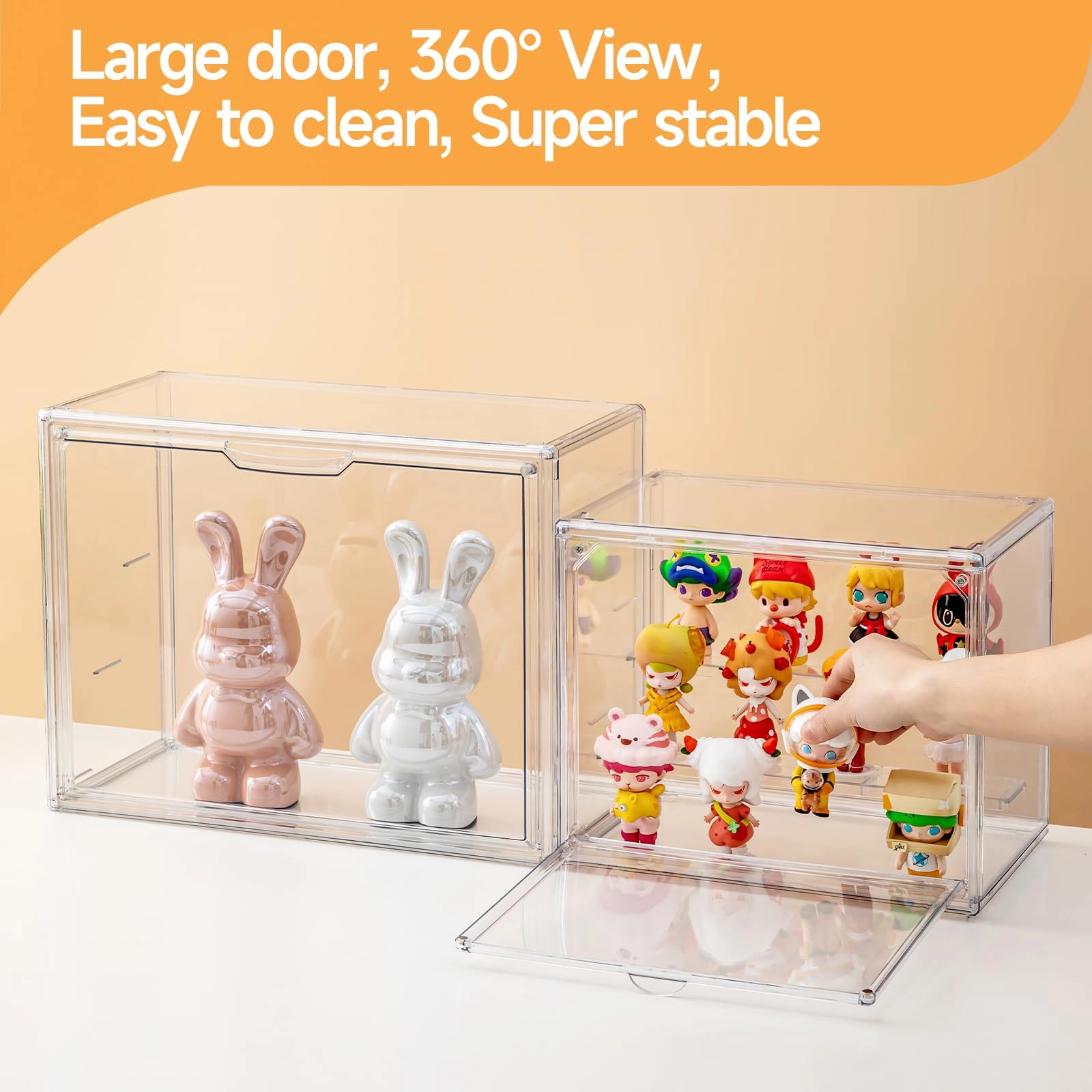 Display Case - 2 Pack Clear Small (DISPLAYCASE)