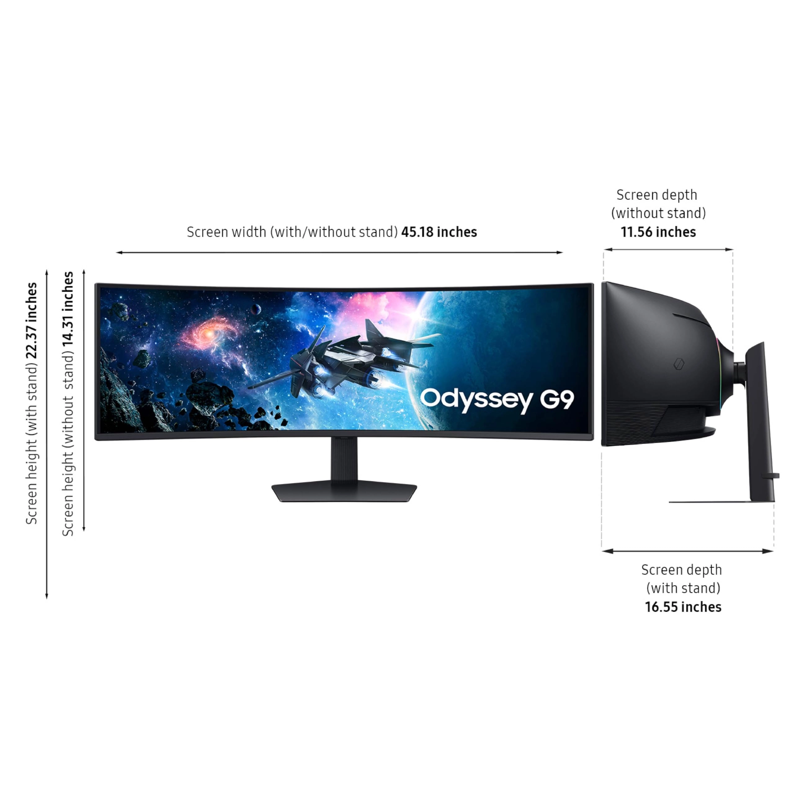 Odyssey G9 - SM-LS49CG954EMXUE 49 inch 5120 x 1440