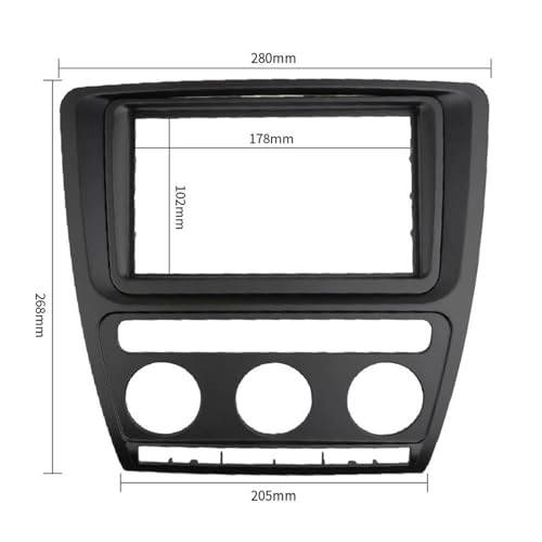 Double Din Car Radio Fascia - ASX RVR 2012