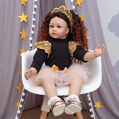 Rebirth Baby Doll - 48cm/58cm Silicone Limbs Cloth Body Panda Clothes Gift Set