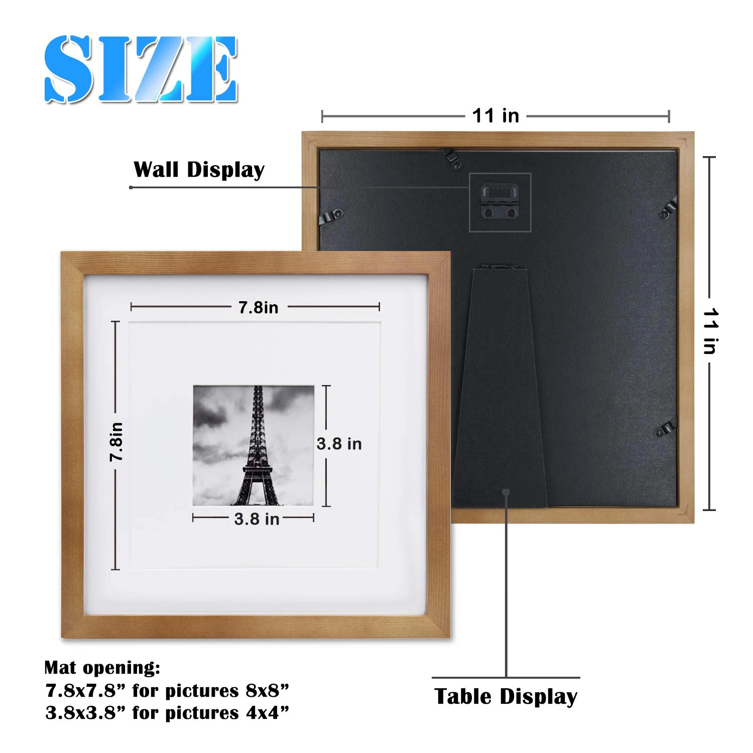 11x11 Picture Frames - 4 Count