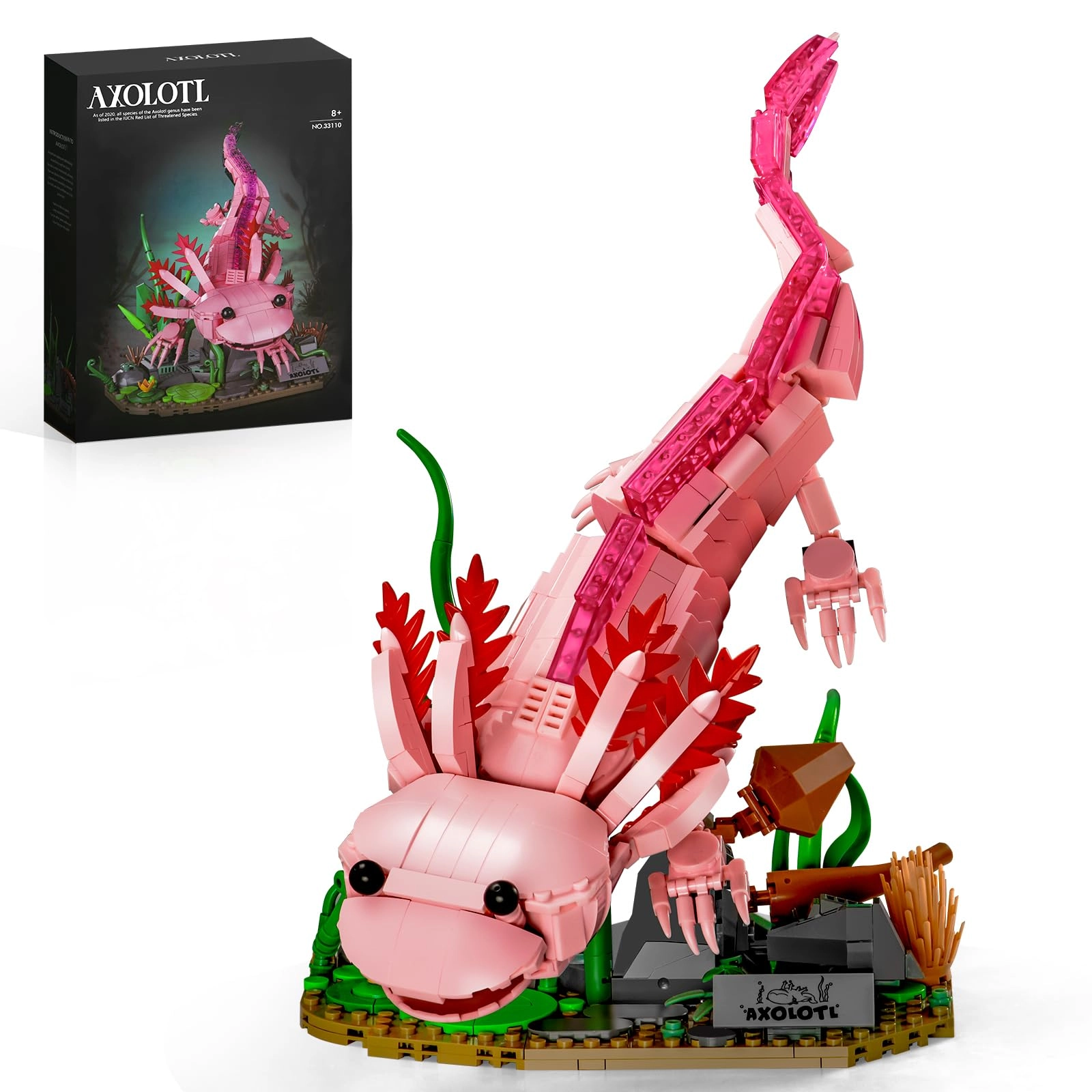 KKQ Axolotl Building Set - 998 pcs Animal