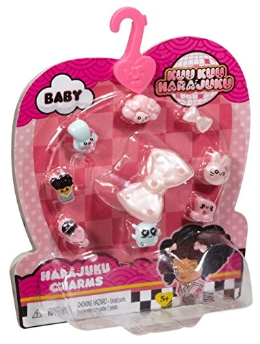 Kuu Kuu Harajuku Charms - Pink Red Plastic Ages 5+