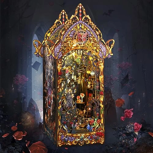 Miniature Dollhouse Kit - Dark magic mixed with gothic 1：24