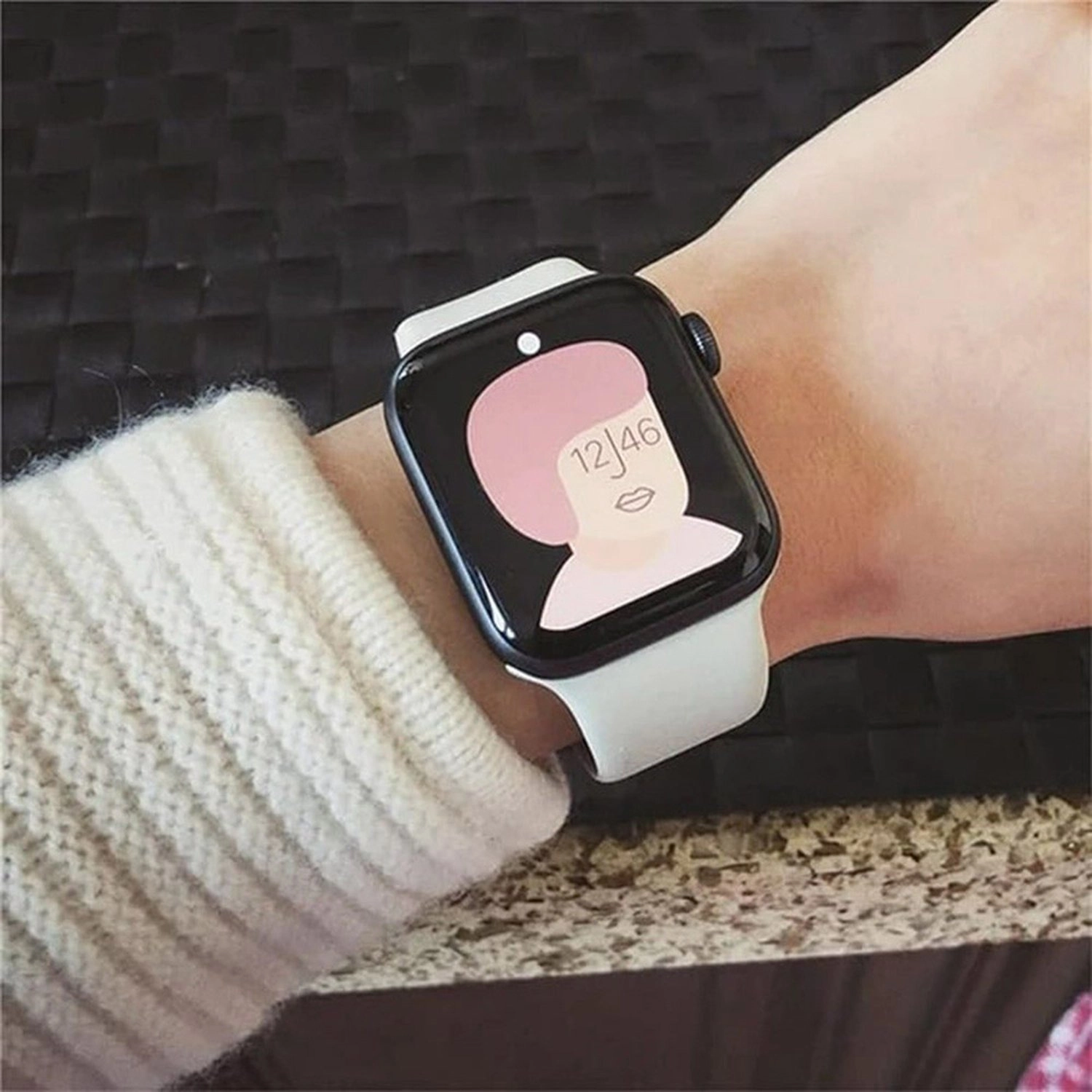Silicone Watch Strap for Apple Watch - 42/44/45/49mm