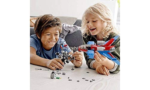 Spider-Jet vs Venom Mech (76150) - with Minifigures Mech and Plane