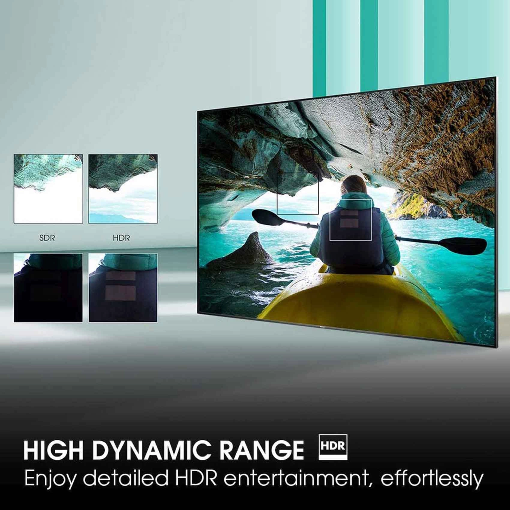 75-Inch 4K Ultra HD Smart TV Black