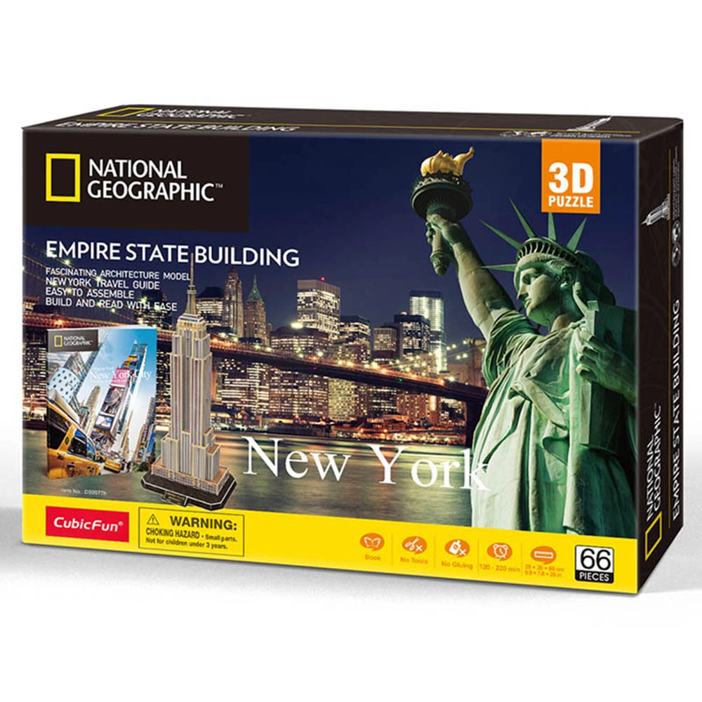 Empire State Building 3D Puzzle (AL-DS0977H) - 66 pcs