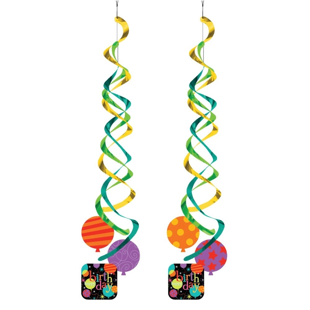 Party Zone Life Is Great Deluxe Danglers - Happy Birthday