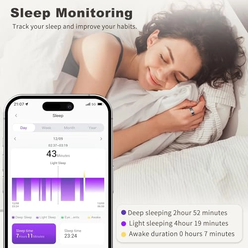 Smart Ring - Heart Rate SpO2 5ATM Waterproof