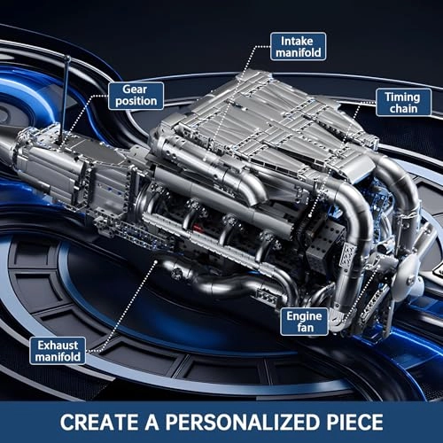 10168 Technik V8 Engine - 2899 pcs